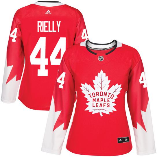 2017 NHL Toronto Maple Leafs women #44 Morgan Rielly red jersey->->Women Jersey